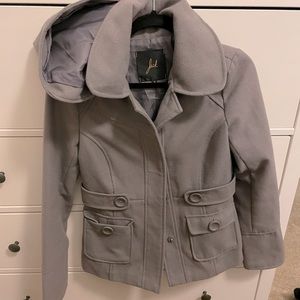 Short Coat with Hood